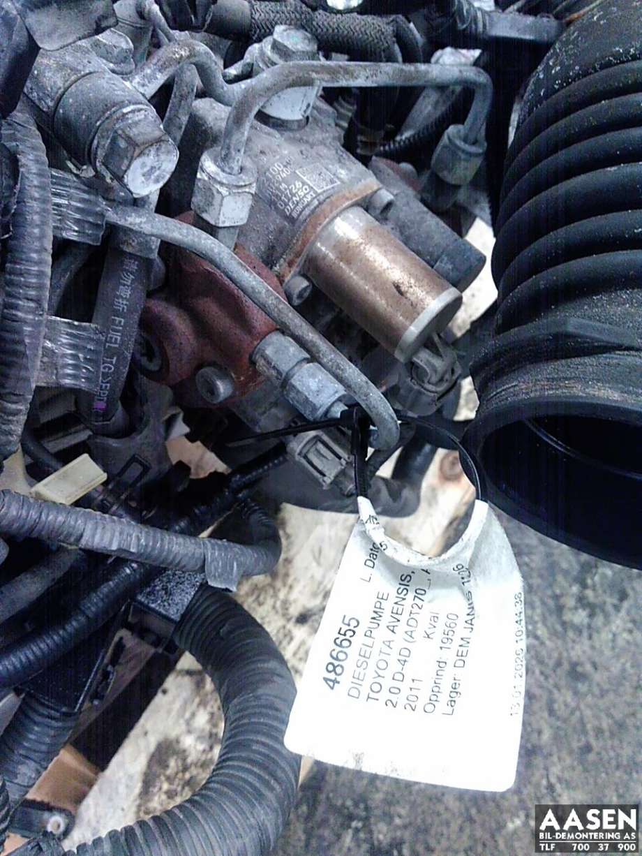 Dieselpumpe til Toyota Avensis, 2009-2015 (Type III, Fase 1)