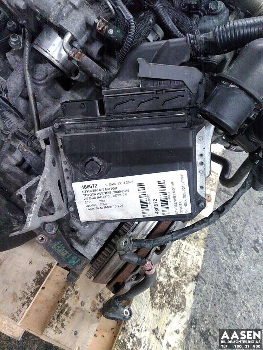 Styreenhet motor til Toyota Avensis, 2009-2015 (Type III, Fase 1)