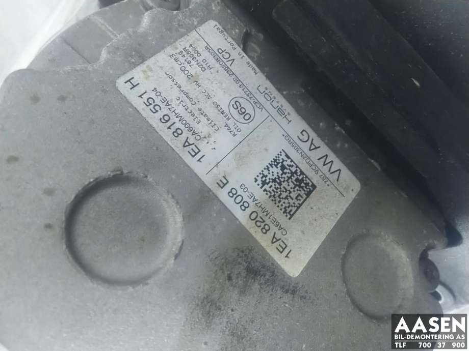 Aircondition kompressor elbil til VW ID.3 2020-->> (1EA 820 808 E|1EA 820 808 H|)