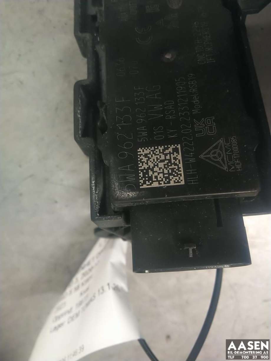 Styreenhet nøkkelfri/keyless til VW ID.3 2020-->> (5WA 962 133 F|)