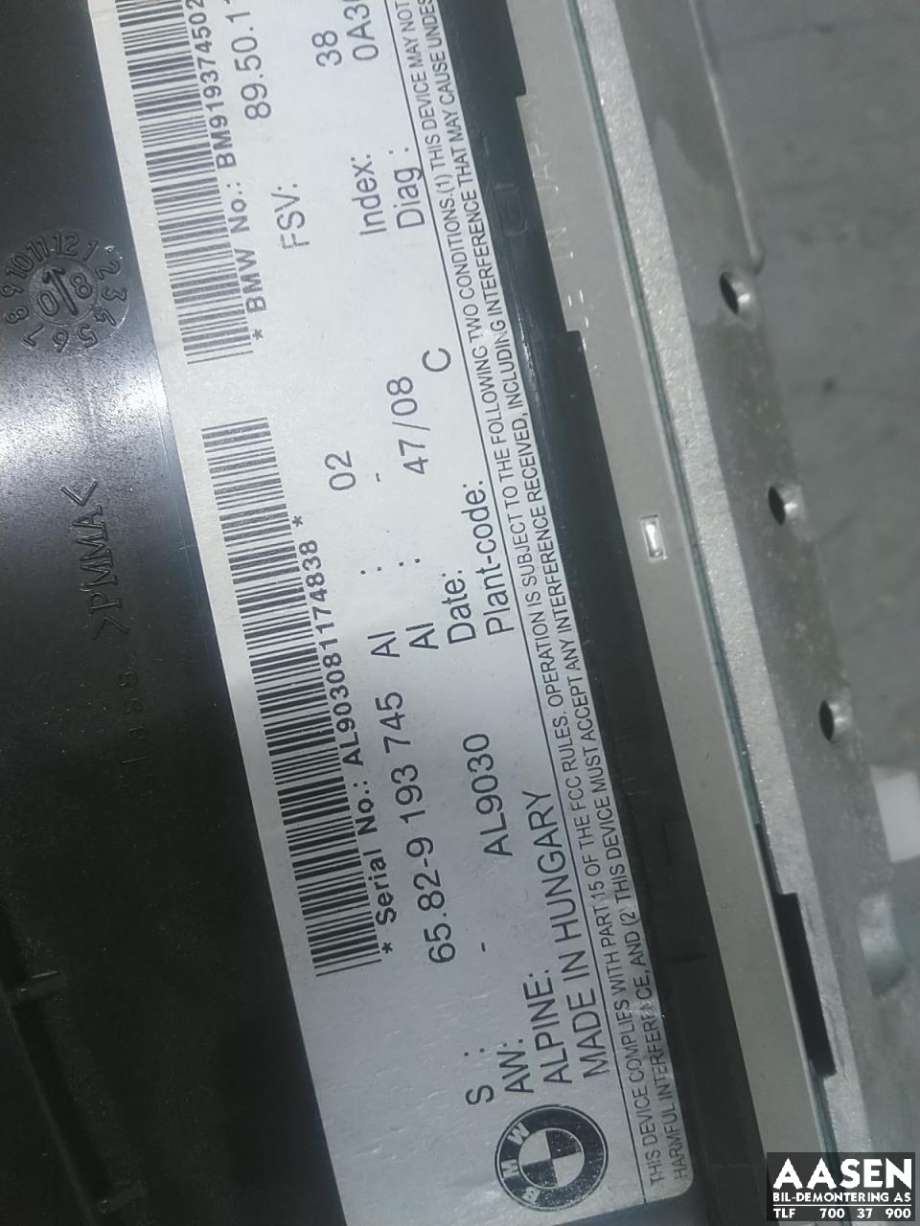 Bilstereo navigasjon skjerm til BMW 3-Serie 2005-2011 (E90/E91/E92/E93) (E90/E91/E92/E93) 