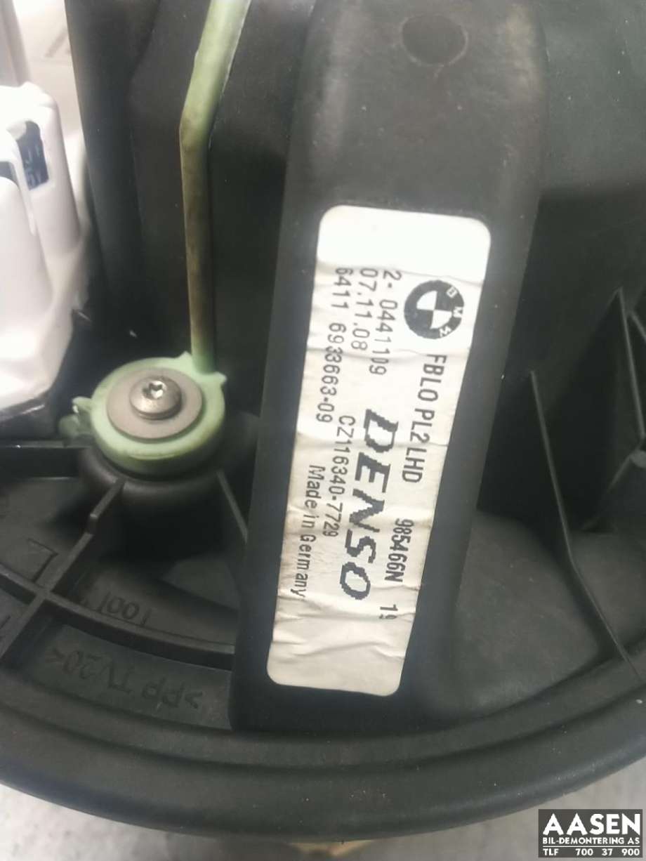 Varmeapparat motor til BMW 3-Serie 2005-2011 (E90/E91/E92/E93) (E90/E91/E92/E93) 