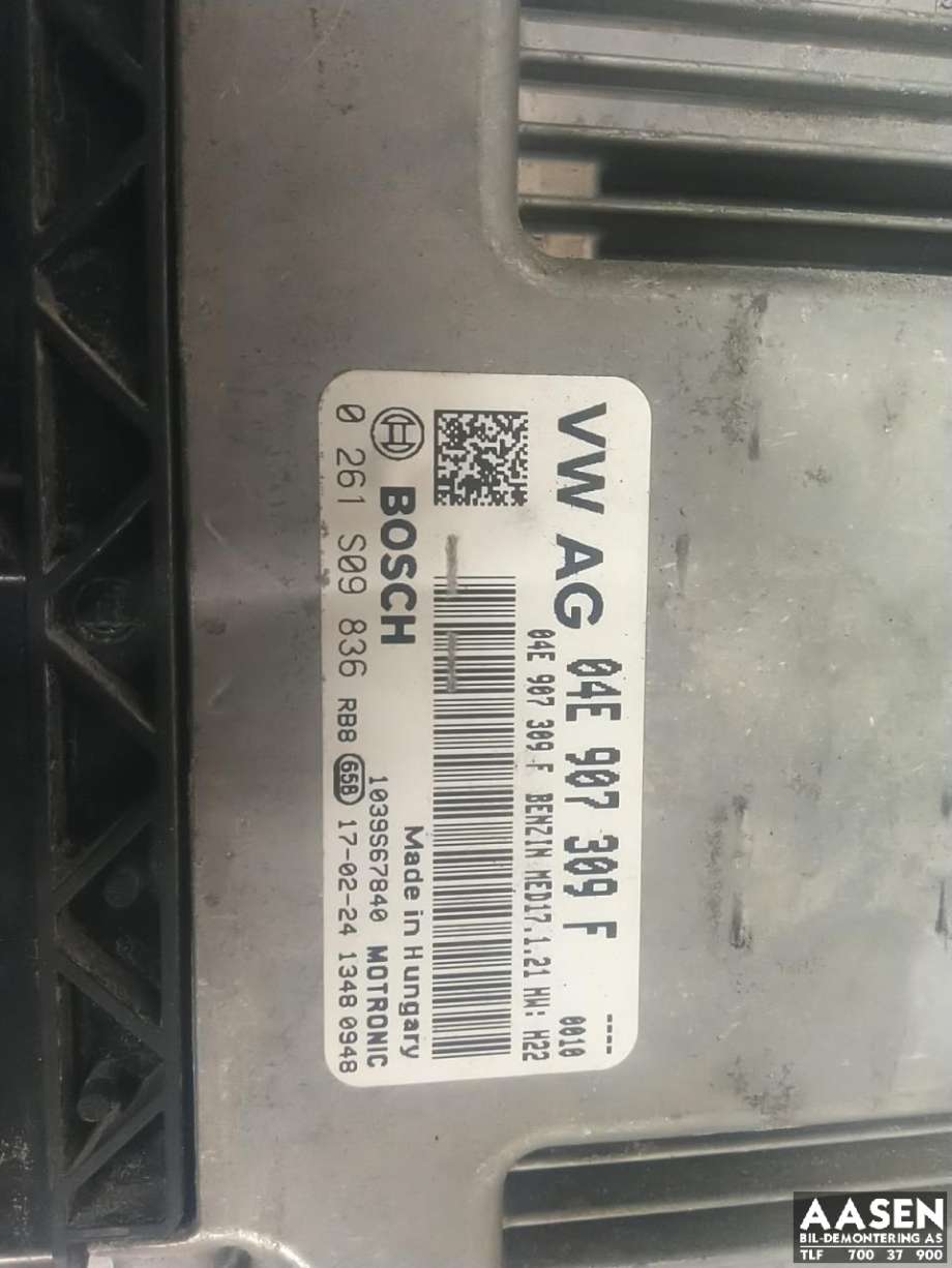 Styreenhet motor til VW Golf VII 2017-2020 (Fase 2)  (04E 907 309 F|04E 906 023 AS|)