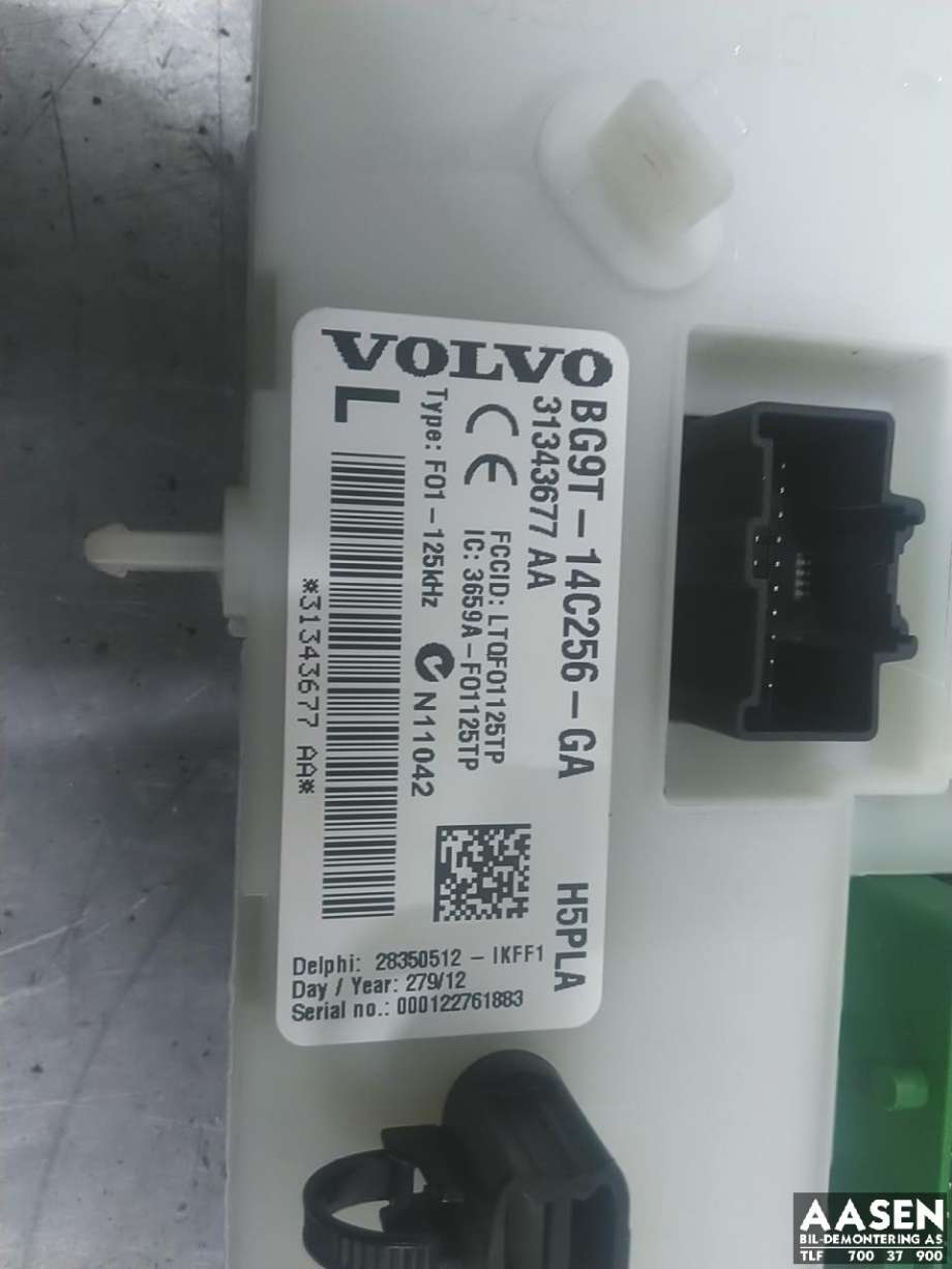 Styreenhet diverse til Volvo V60 2010-2013 (Type I, Fase 1)