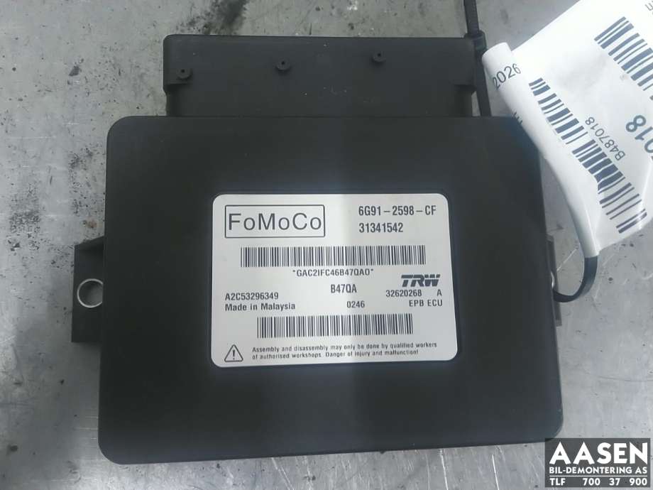 Styreenhet diverse til Volvo V60 2010-2013 (Type I, Fase 1)