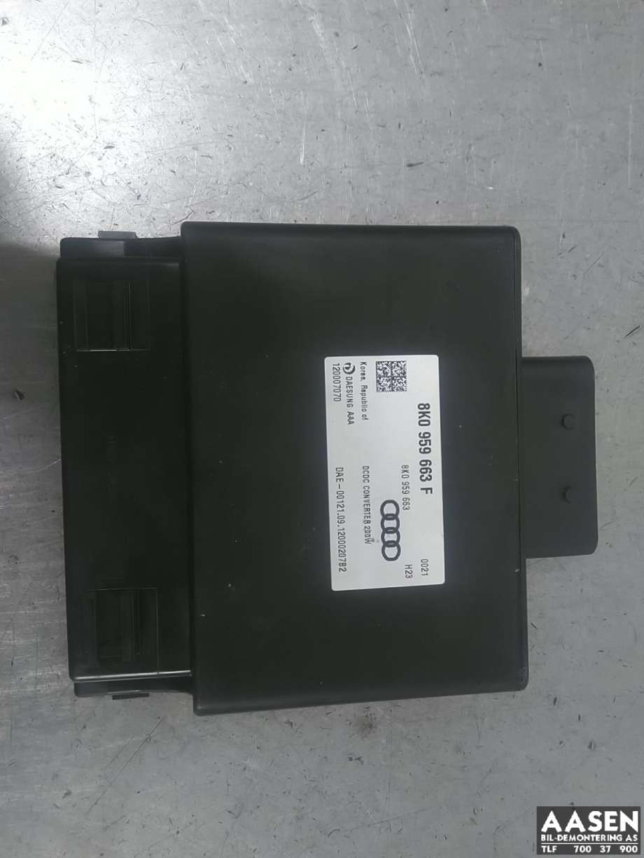 Spenningsregulator til Audi A6, Allroad 2012-2014 (Type III, Fase 1) (C7) (C7) (8K0 959 663 F|)