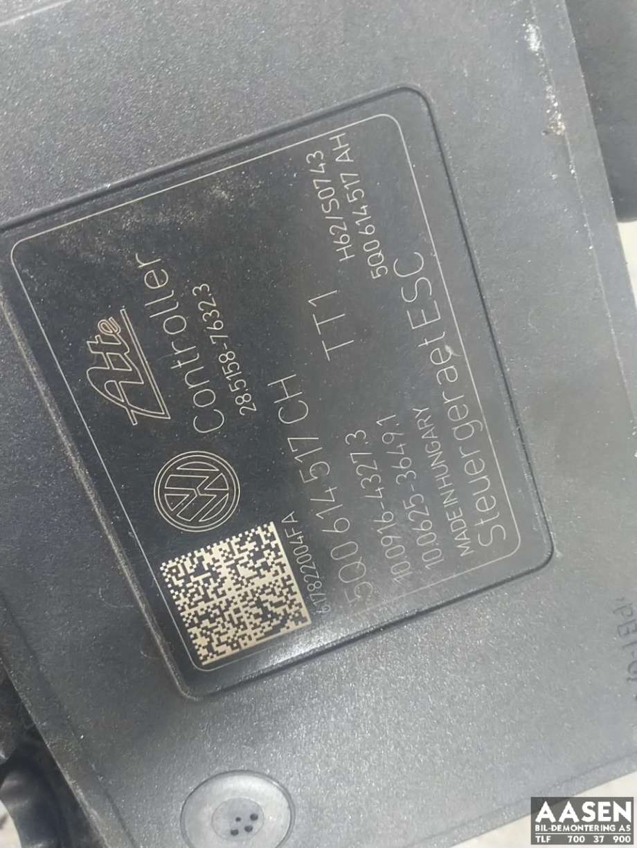 ABS sentral til VW Passat 2015-2019 (Fase 1) (B8) (B8) (5Q0 614 517 CH|)