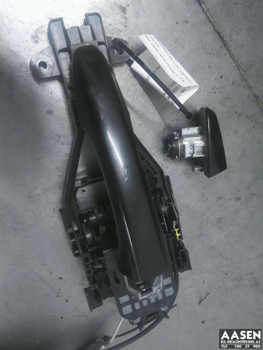 Dørhåndtak utv venstre foran til Volvo S60, 2010-2014 (Type II, Fase 1)  
