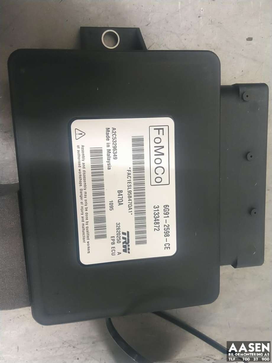 Styreenhet diverse til Volvo S60, 2010-2014 (Type II, Fase 1)  