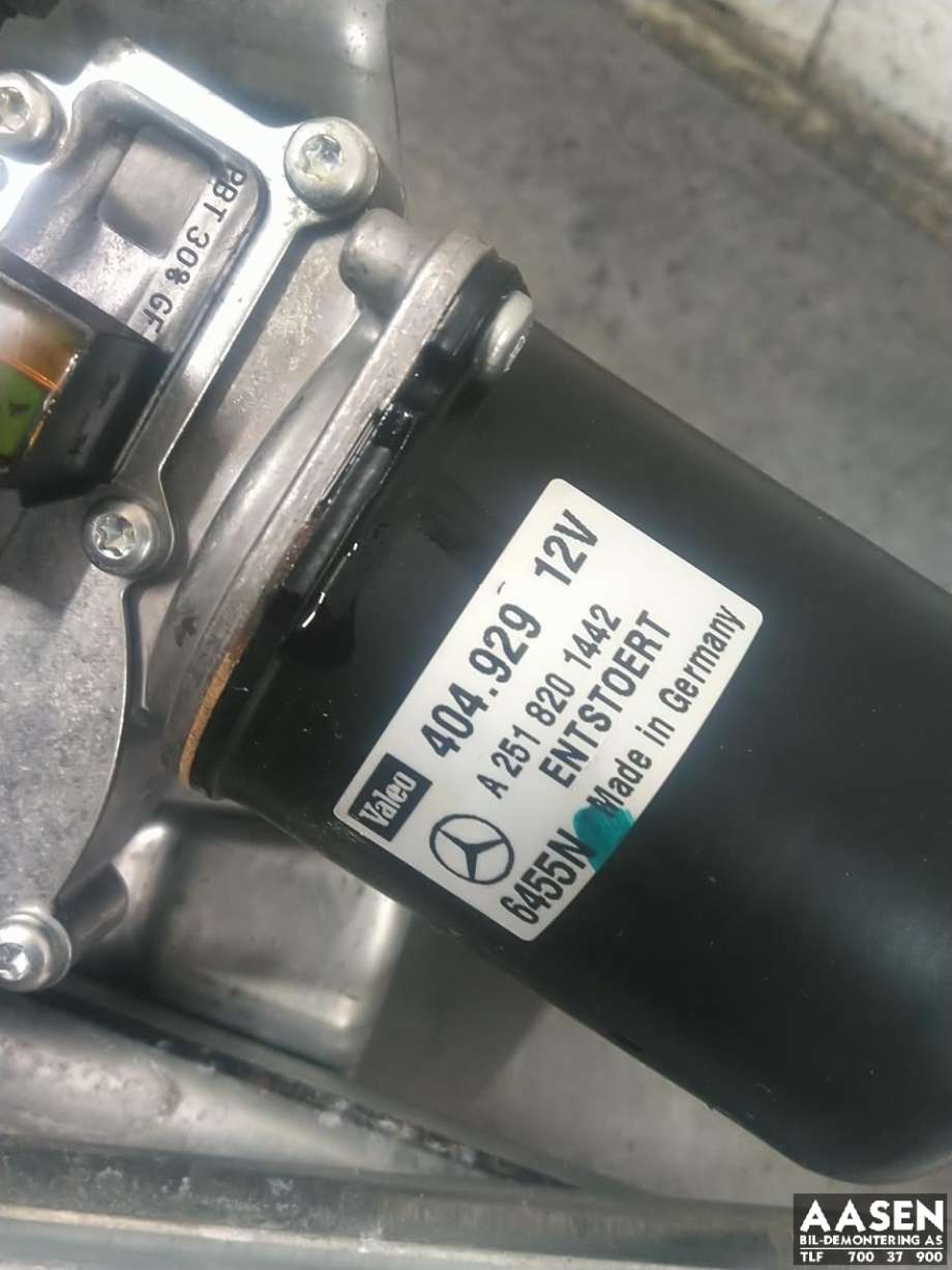 Viskermotor frontrute komplett m/overføring til Mercedes R-Klasse 2006-2013 (W251) (W251) (A 251 820 00 41|A 251 820 14 42|A 251 820 25 42)