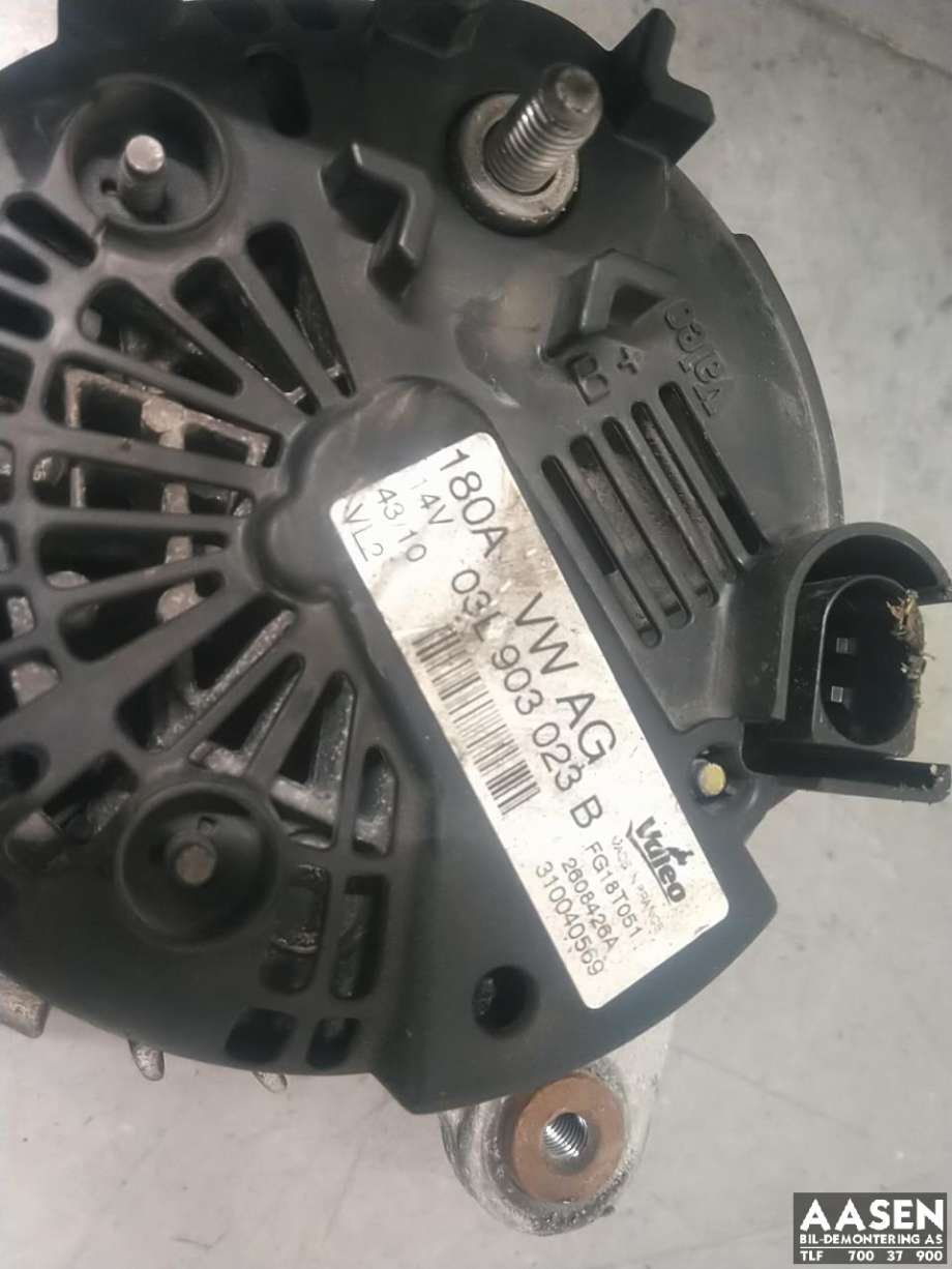 Dynamo diesel til VW Passat 2011-2015 (B7) (B7) (VALEO|03L 903 023 B|)