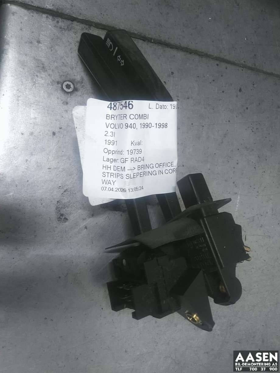 Bryter combi til Volvo 940, 1990-1998  