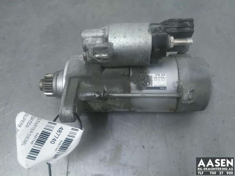 Starter diesel til Škoda Superb, 2015-->> (Type III)  