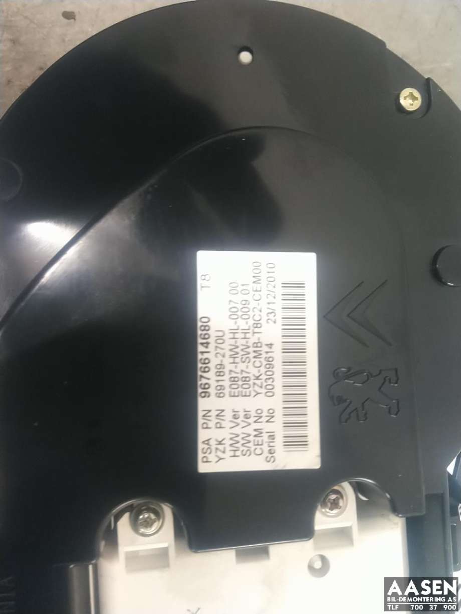 Instrumentpanel til Peugeot 3008 2009-2016 (Type I)