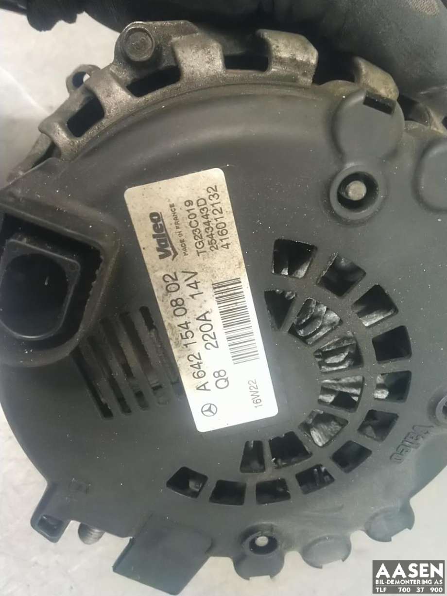 Dynamo diesel til Mercedes Sprinter 2013-2018 (Fase 2) (906) (906) (A 642 154 08 02|)