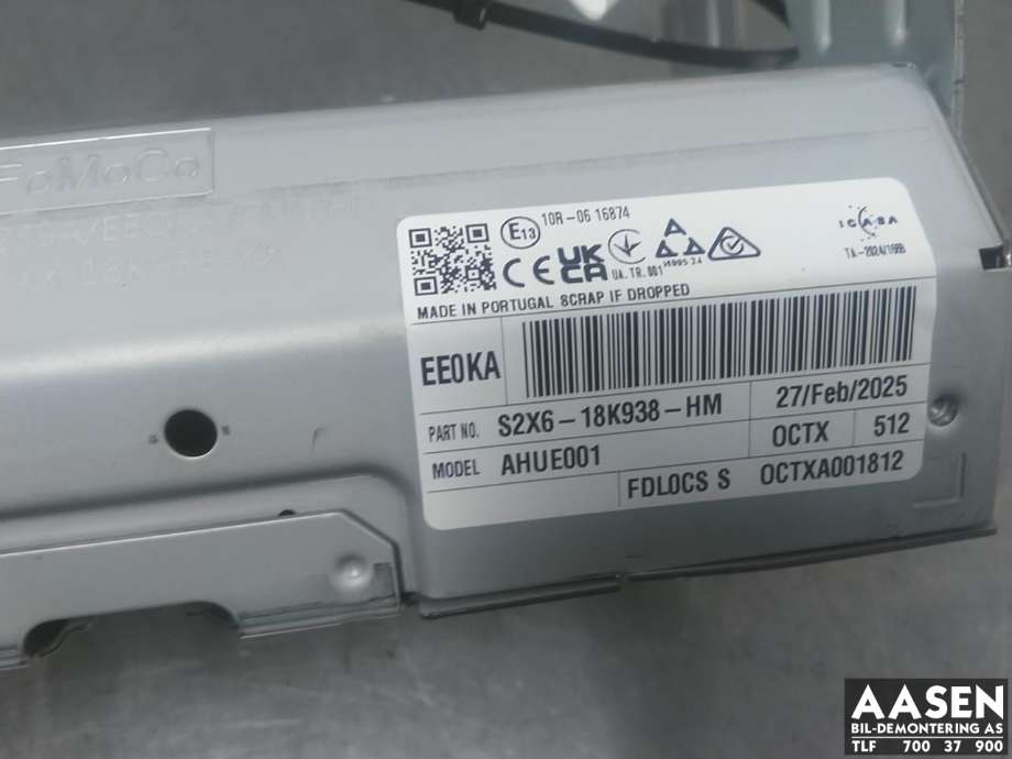 Bilstereo til Ford Transit Courier 2024-->> (Type II)  