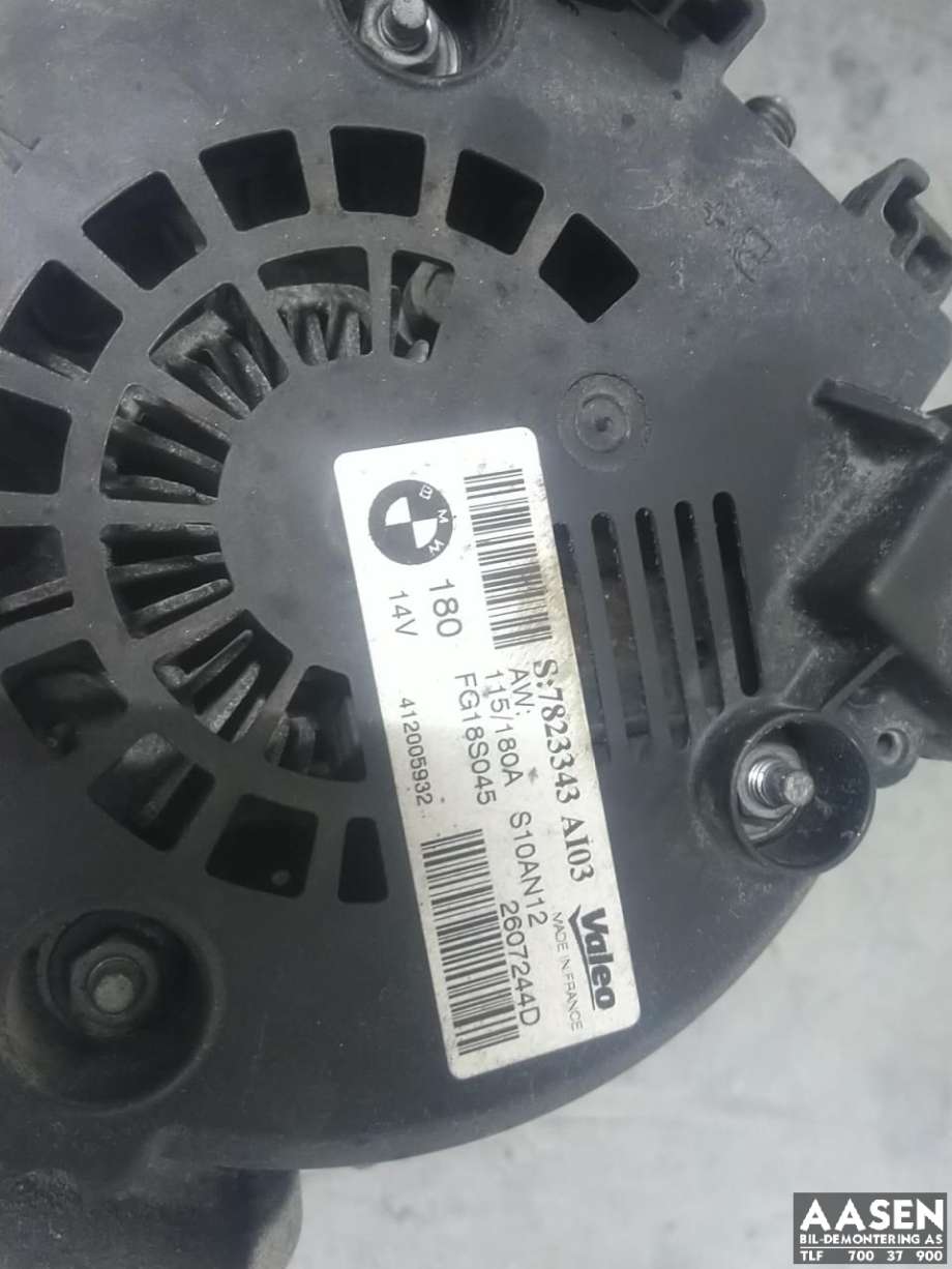 Dynamo diesel til BMW 3-Serie 2012-2018 (F30/F31/F34) (F30/F31/F34) (12 31 7 823 343|)