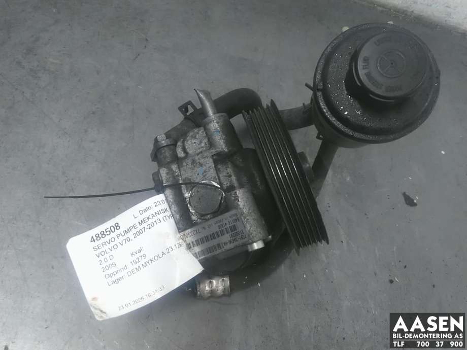 Servo pumpe mekanisk til Volvo V70 2007-2013 (Type III, Fase 1)