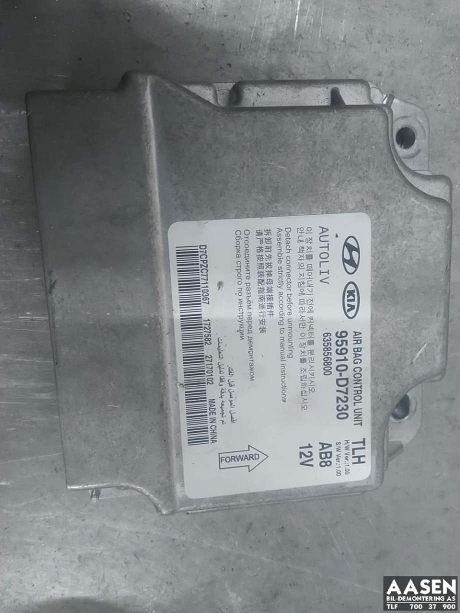 Airbag elektronikk til Hyundai Tucson 2015-2020 (95910D 7110|95910D 7130|95910D 7230)