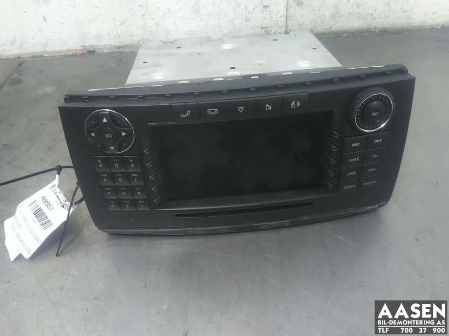 Bilstereo navigasjon skjerm til Mercedes R-Klasse, 2006-2013 (W251) (W251) 