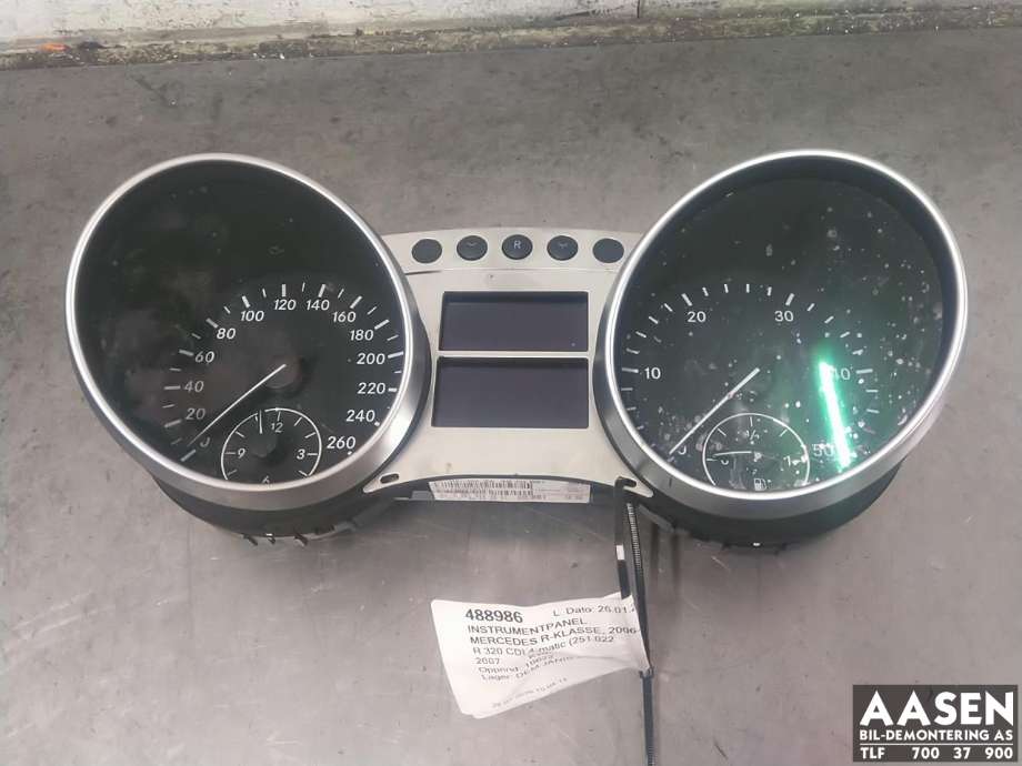 Instrumentpanel til Mercedes R-Klasse, 2006-2013 (W251) (W251) 