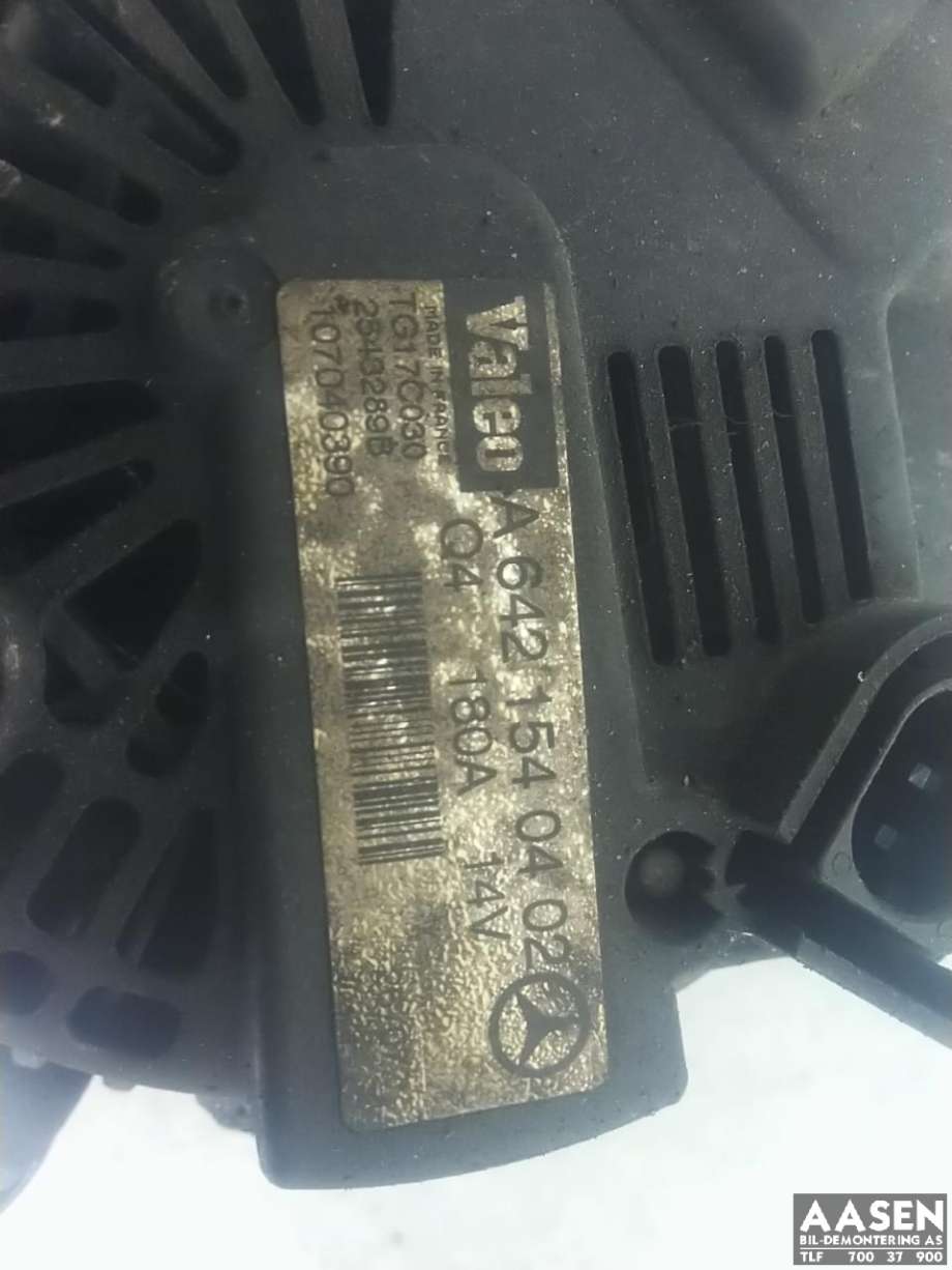 Dynamo diesel til Mercedes C-Klasse 2007-2011 (Fase 1) (W204) (W204) (A 642 154 04 02|)