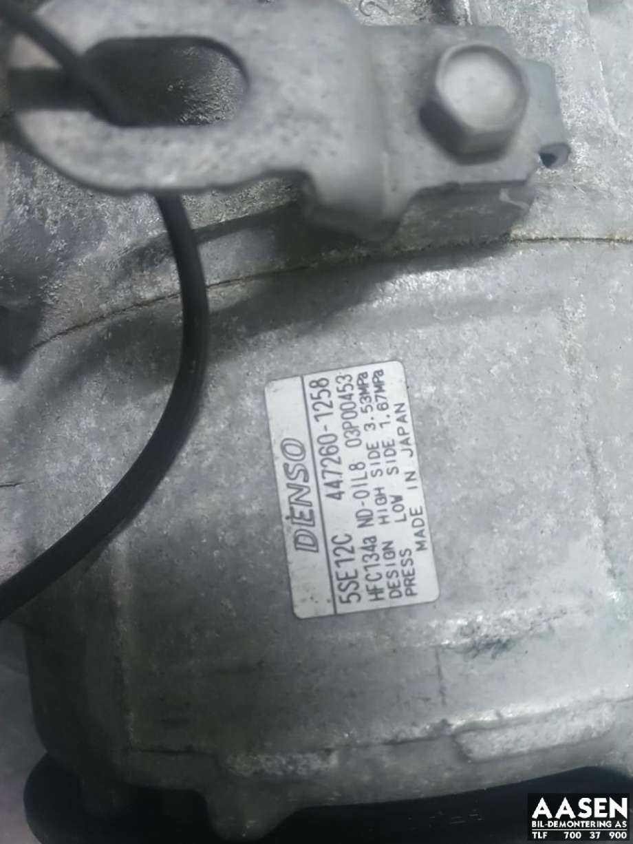 Aircondition kompressor til Toyota RAV4 2009-2013 (Type III, Fase 2)  