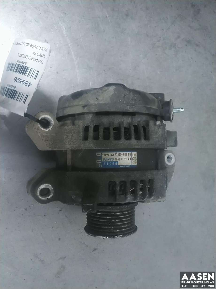 Dynamo diesel til Toyota RAV4, 2009-2013 (Type III, Fase 2)  