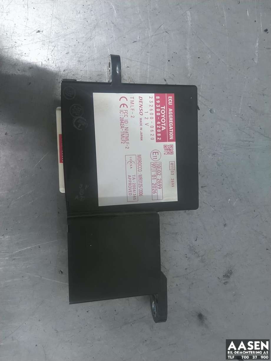 Styreenhet diverse til Toyota RAV4, 2009-2013 (Type III, Fase 2)  