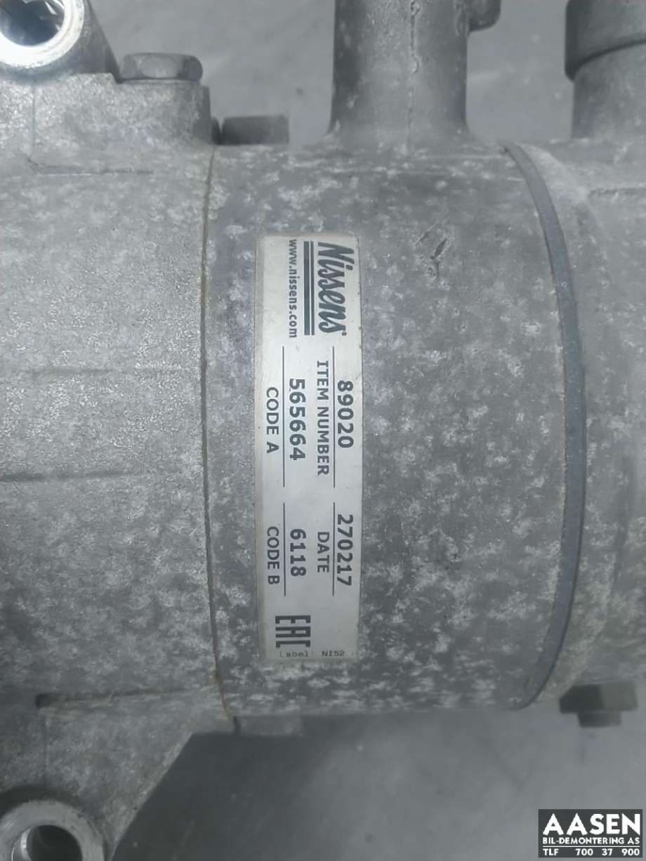 Aircondition kompressor til VW Tiguan 2007-2011 (Type I, Fase 1)  