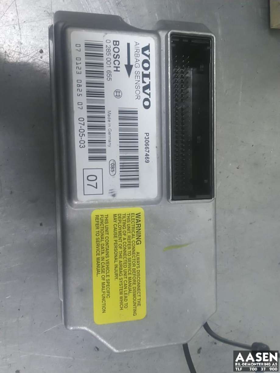 Airbag elektronikk til Volvo V70, 2005-2007 (Type II, Fase 2)  