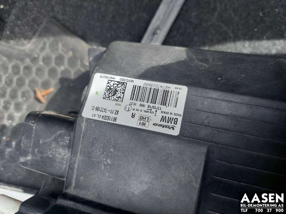Frontlykt høyre full-LED til BMW i3 2013-2022  (63 11 7 448 388|63 11 7472168-02|)