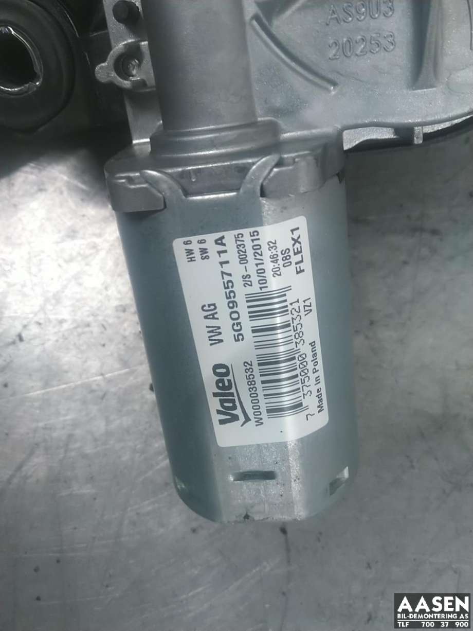 Viskermotor bakrute til VW Golf VII 2012-2017 (Fase 1)  (5G0 955 711 A|5G0 955 711 C|5G0 955 711 D)