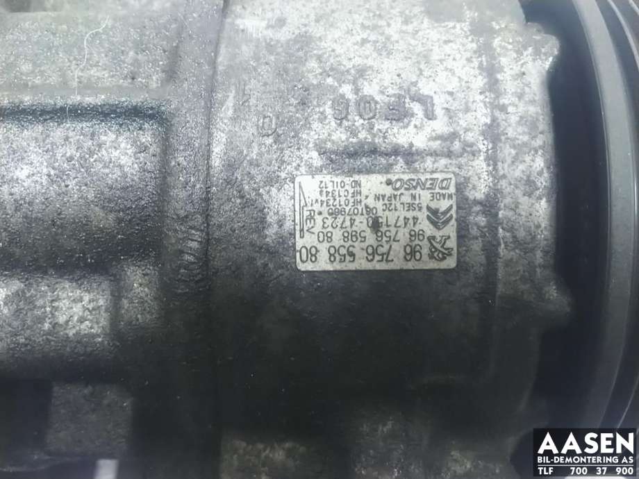 Aircondition kompressor til Citroën C4, Cactus 2014-2017 (Fase 1)