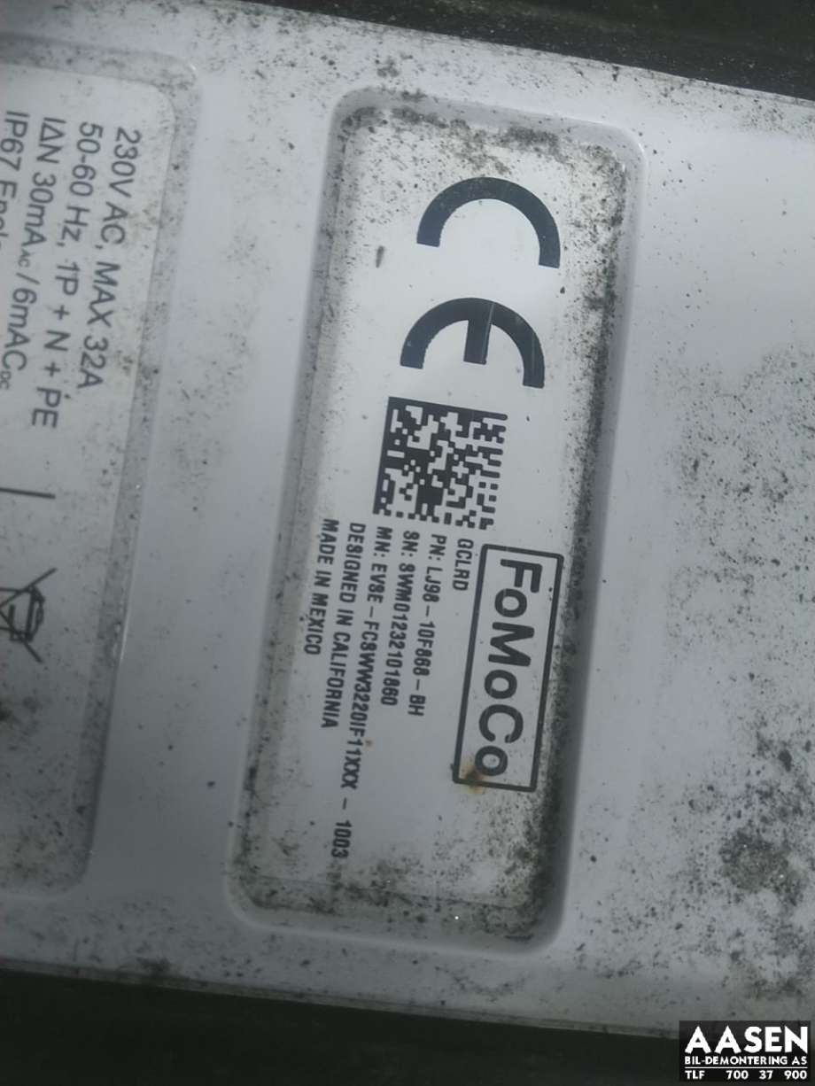 Batterilader kabel til Ford Mustang Mach-e 2020-->>  (LJ98-10F868-BH|)