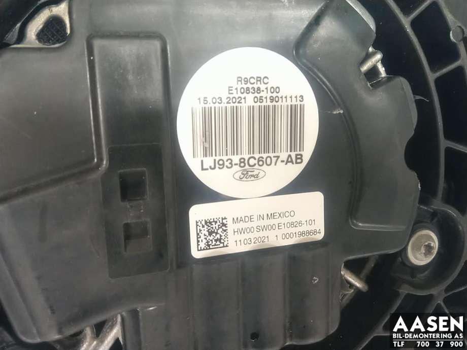 Kjølevifte elektrisk til Ford Mustang Mach-e 2020-->>  (2476793|LJ93-8C607-AB|)