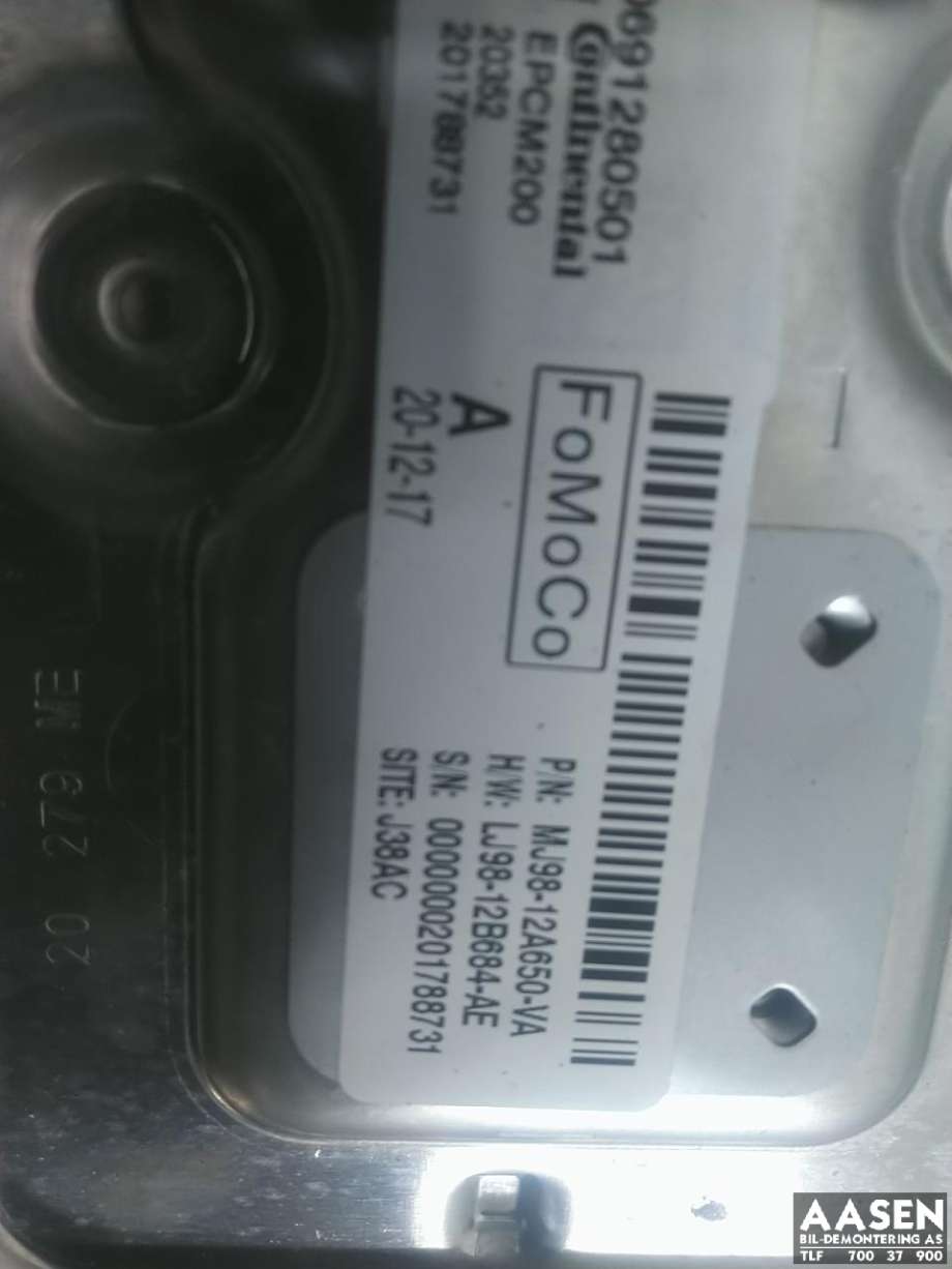 Styreenhet motor til Ford Mustang Mach-e 2020-->>  (2502229|MJ98-12A650-VA|)