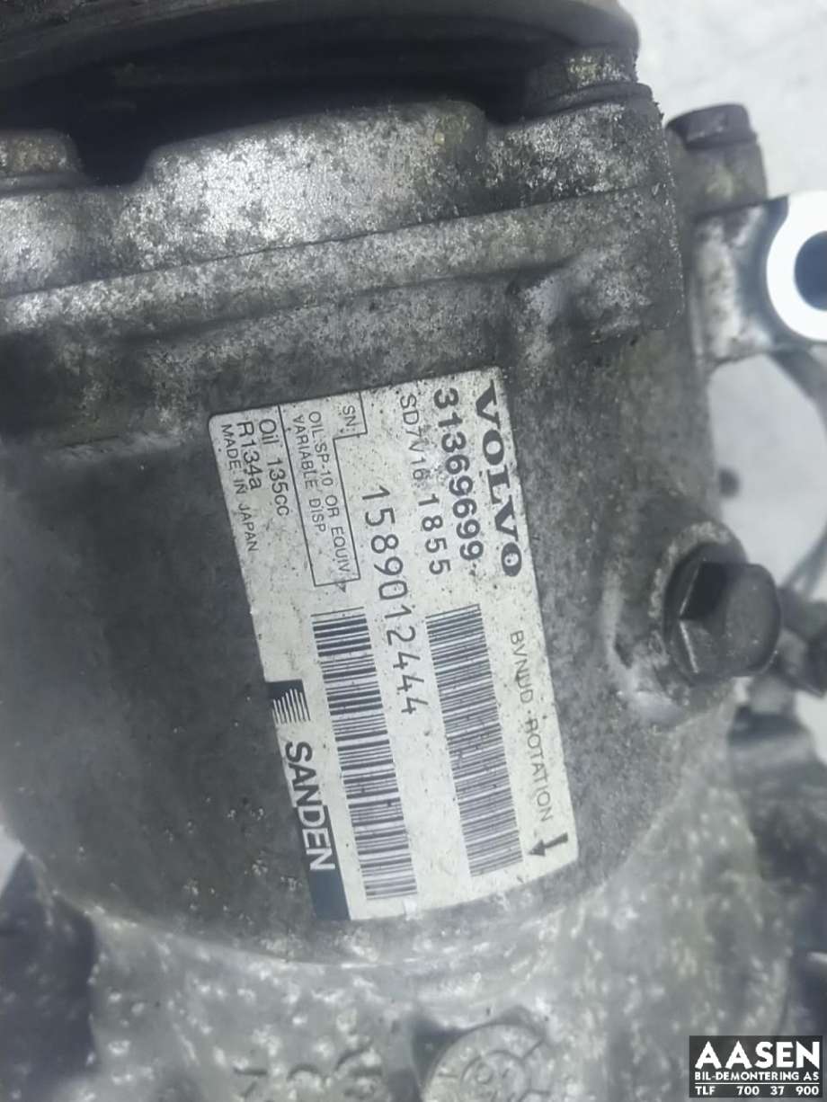 Aircondition kompressor til Volvo V70 2014-2016 (Type III, Fase 2)  (36002867|)