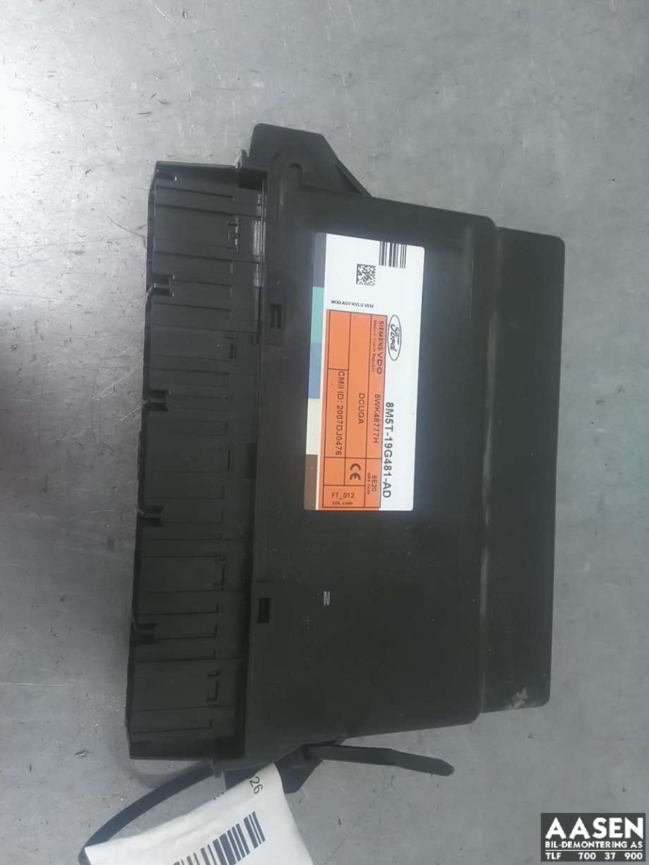 Styreenhet nøkkelfri/keyless til Ford Kuga, 2008-2012 (Type I)  (8M5T-19G481-AD)
