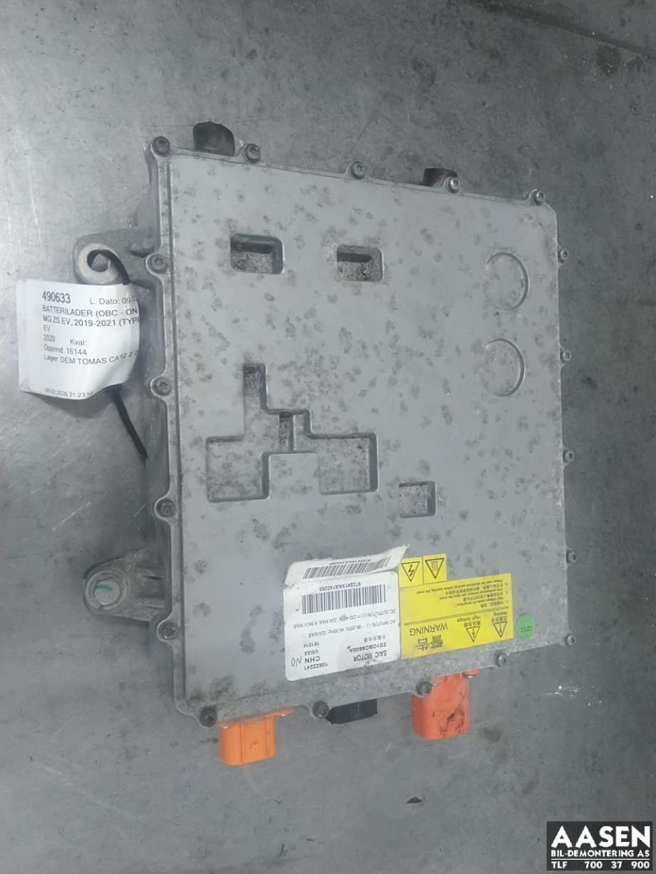 Batterilader (OBC - On Board Charger) til MG ZS EV, 2019-2021 (Type I, Fase 1)  