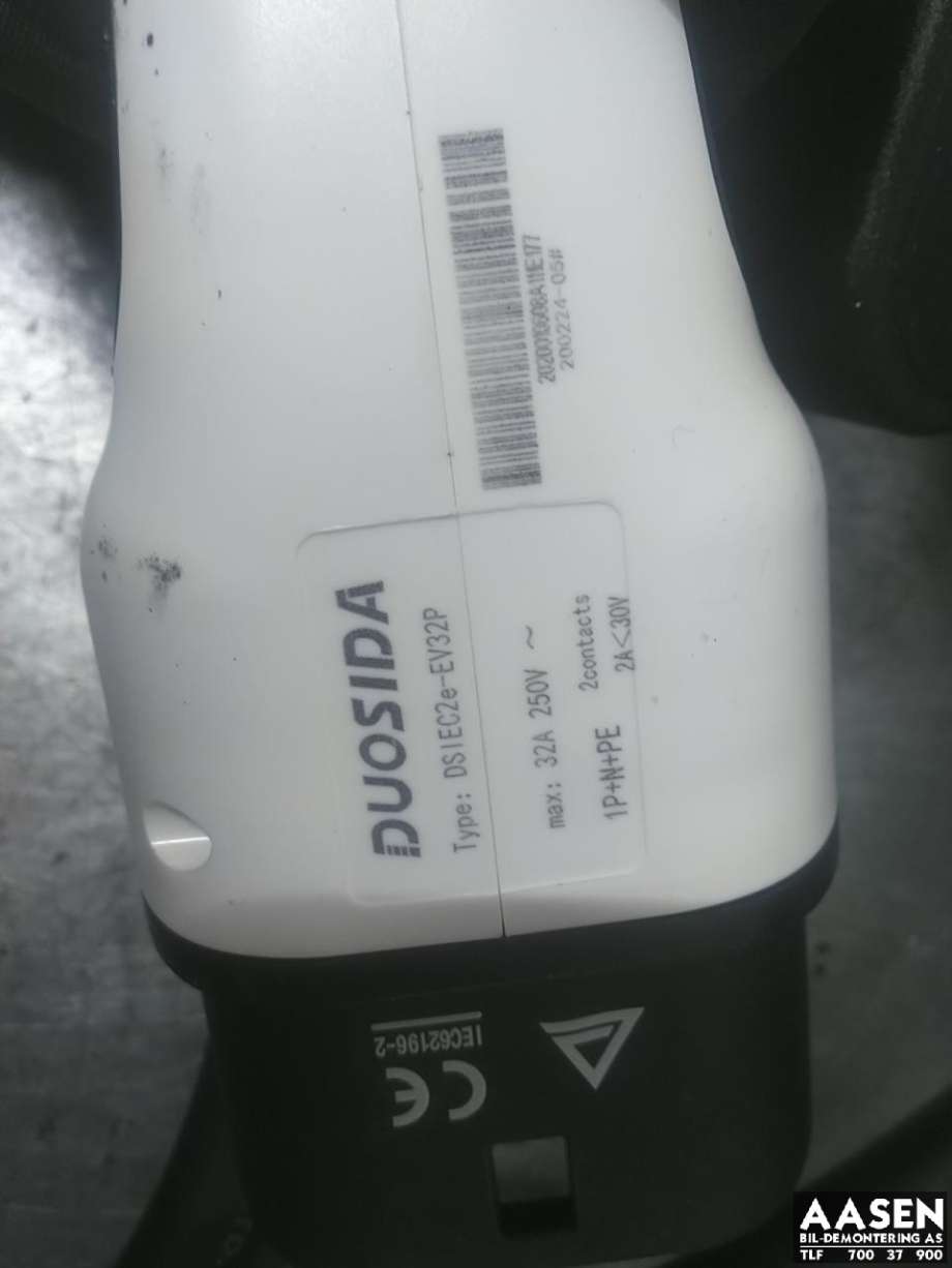Batterilader kabel til MG ZS EV 2019-2021 (Type I, Fase 1)  