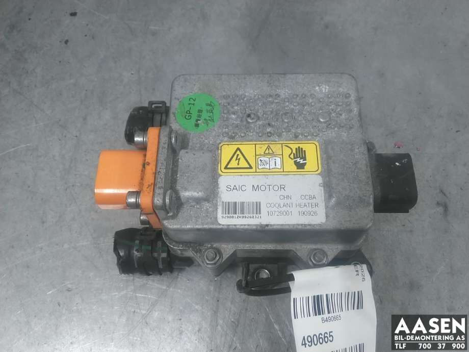 Varmeapparat PTC-heater til MG ZS EV, 2019-2021 (Type I, Fase 1)  