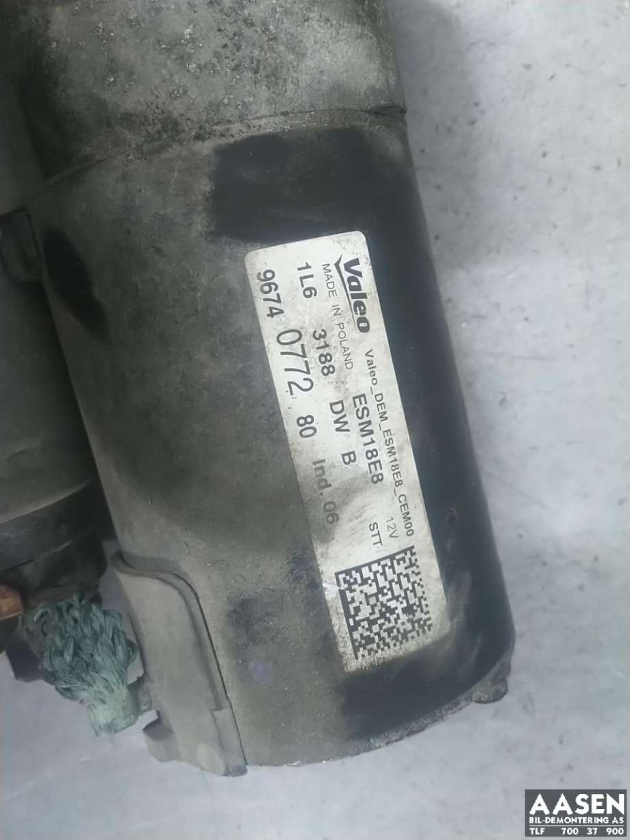 Starter til Citroën C4, Cactus 2014-2017 (Fase 1)  
