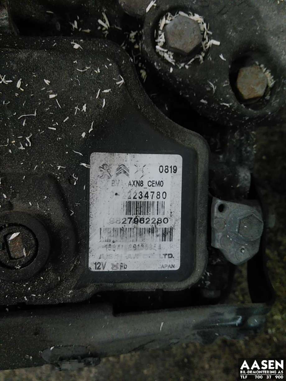 Girkasse automat til Peugeot Partner 2019-->> (Type III)  (98 279 622 80|16 373 090 80|)