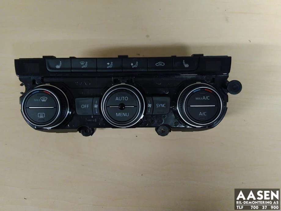 Varmeapparat betjening til VW Golf VII, 2017-2020 (Fase 2)  (83A 820 043 N)