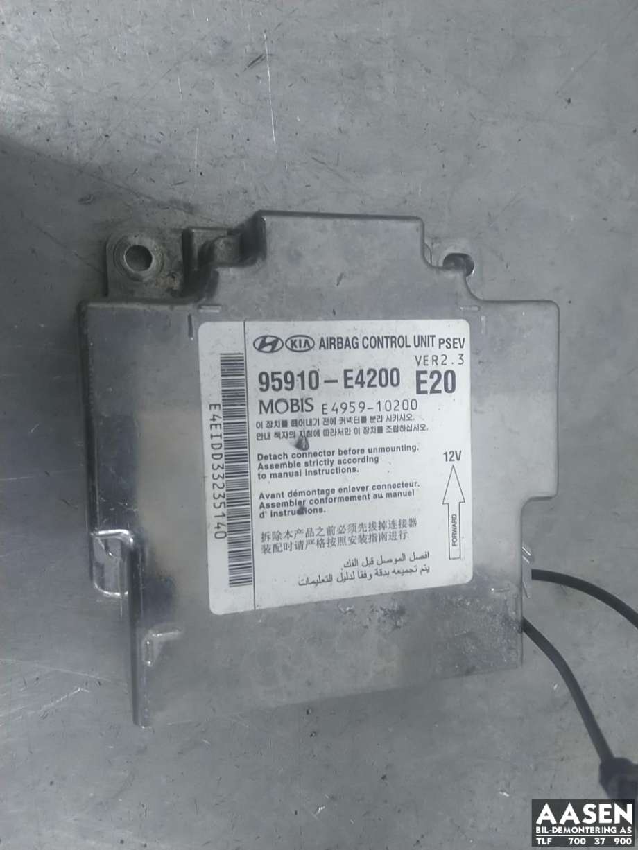 Airbag elektronikk til Kia Soul, 2014-2019 (Type II)  