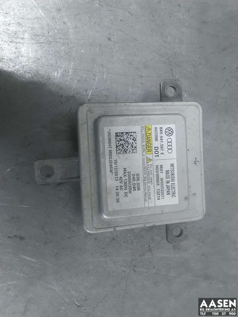 Styreenhet xenon/ballast til Audi A4, 2007-2014 (Type IV) (B8) (B8) 