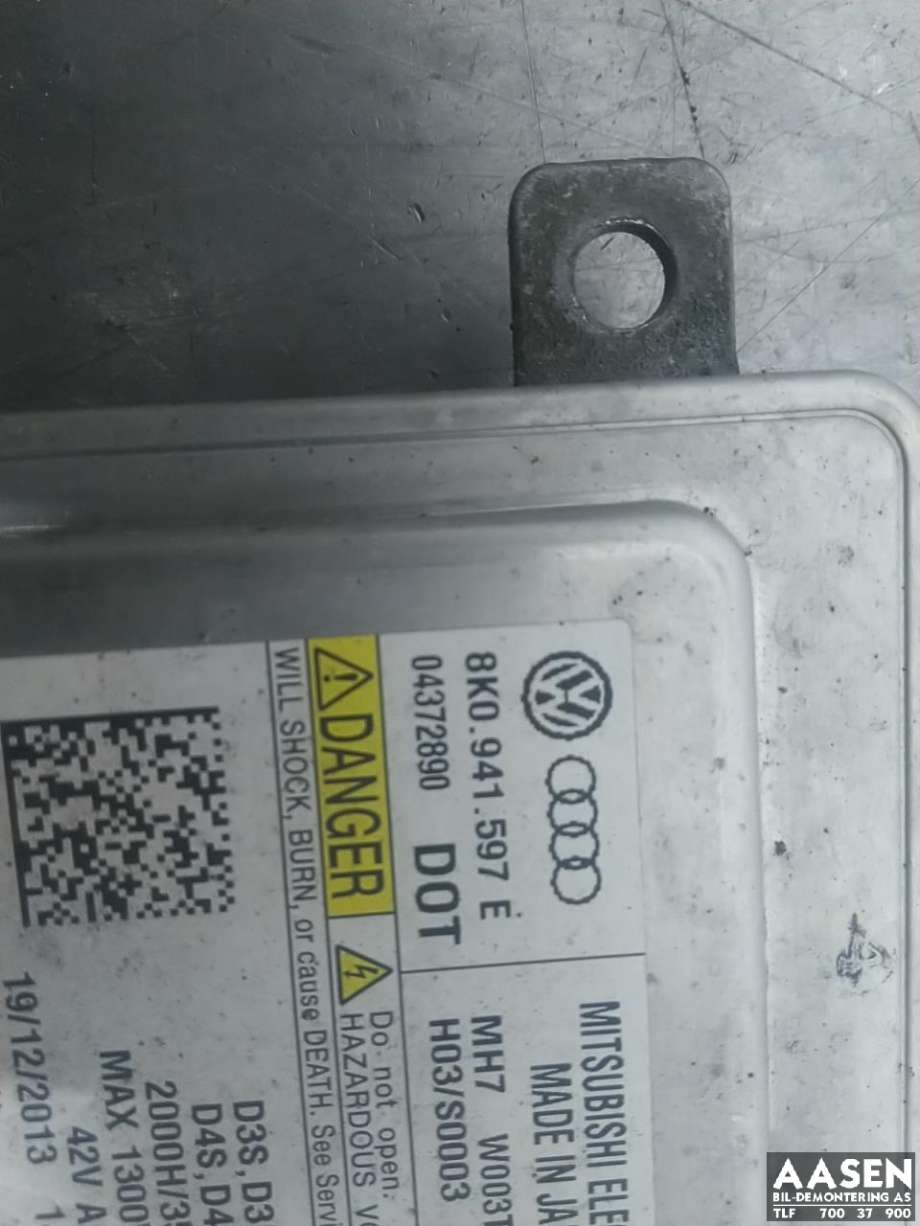 Styreenhet xenon/ballast til Audi A4 2007-2014 (Type IV) (B8) (B8)
