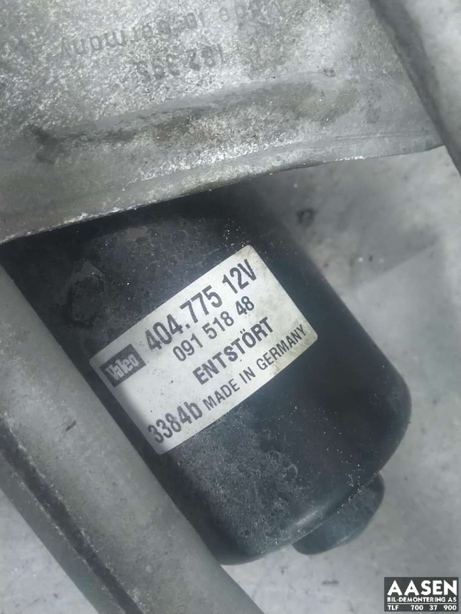 Viskermotor frontrute komplett m/overføring til Volvo V70 2000-2004 (Type II, Fase 1)