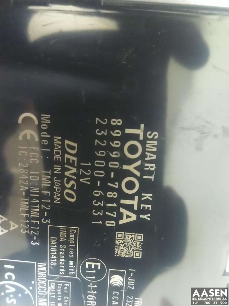 Styreenhet nøkkelfri/keyless til Lexus NX 2014-2021 (Type I) (AZ10) (AZ10) (8999078170|)